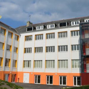 Casier scolaire au collège Saint-Gabriel à Pont l'Abbé